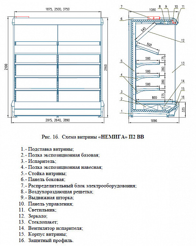 Горка фруктовая Enteco master НЕМИГА П2 125 ВВ пристенная Горка фруктовая Enteco master НЕМИГА П2 125 ВВ пристенная